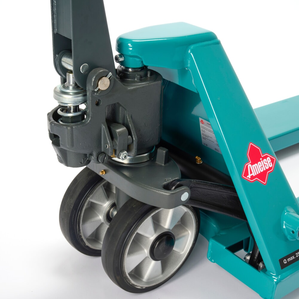 Immagine del prodotto n. 6: Transpallet manuale Ameise® PTM 2.5, portata 2.500 kg, lunghezza forche 1.150 mm, in gomma piena/poliuretano, rulli tandem