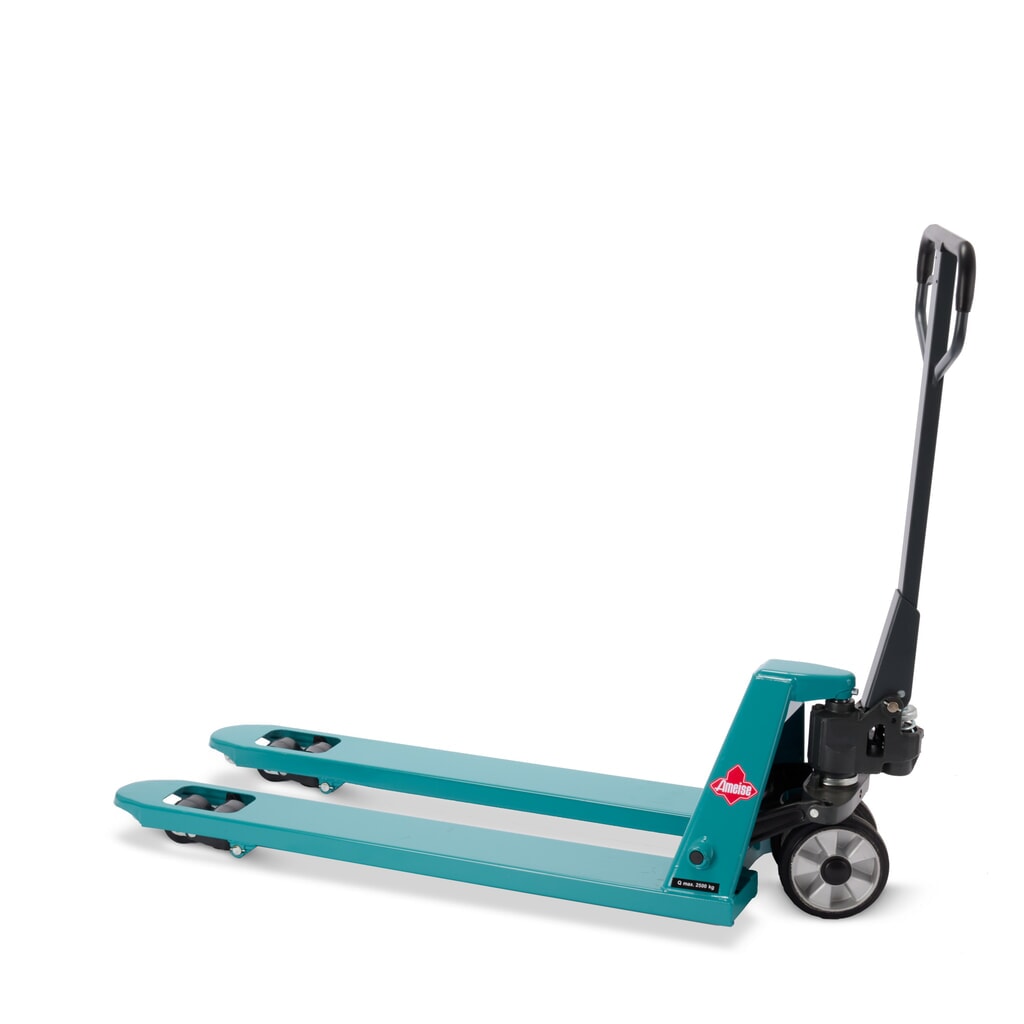 Transpallet manuale Ameise® PTM 2.5 con sollevamento rapido, portata 2.500 kg, lunghezza forche 1.150 mm, gomma piena/poliuretano, rulli tandem Immagine del prodotto n. 7: Transpallet manuale Ameise® PTM 2.5 con sollevamento rapido, portata 2.500 kg, lunghezza forche 1.150 mm, gomma piena/poliuretano, rulli tandem