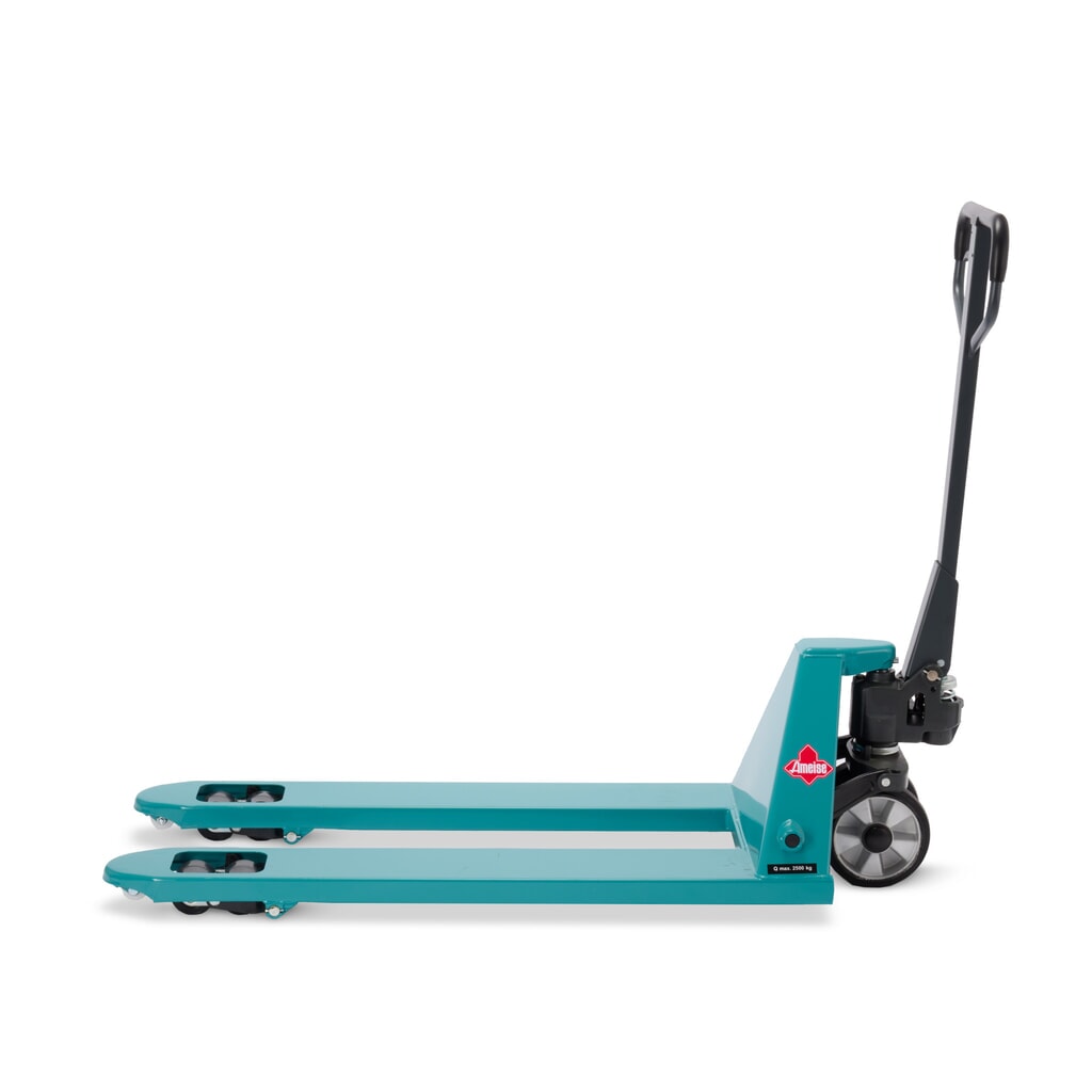 Transpallet manuale Ameise® PTM 2.5 con sollevamento rapido, portata 2.500 kg, lunghezza forche 1.150 mm, gomma piena/poliuretano, rulli tandem Immagine del prodotto n. 8: Transpallet manuale Ameise® PTM 2.5 con sollevamento rapido, portata 2.500 kg, lunghezza forche 1.150 mm, gomma piena/poliuretano, rulli tandem