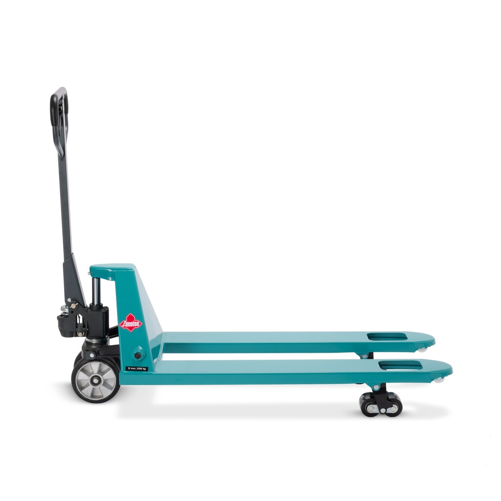 Transpallet manuale Ameise® PTM 2.5 con sollevamento rapido, portata 2.500 kg, lunghezza forche 1.150 mm, gomma piena/poliuretano, rulli tandem Immagine del prodotto n. 10: Transpallet manuale Ameise® PTM 2.5 con sollevamento rapido, portata 2.500 kg, lunghezza forche 1.150 mm, gomma piena/poliuretano, rulli tandem