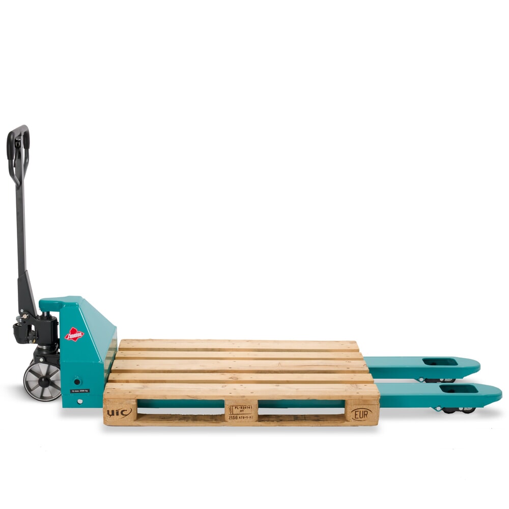 Immagine del prodotto n. 6: Transpallet manuale Ameise® PTM 3.5, portata 3.500 kg, lunghezza forche 1.800 mm, in poliuretano, rulli tandem