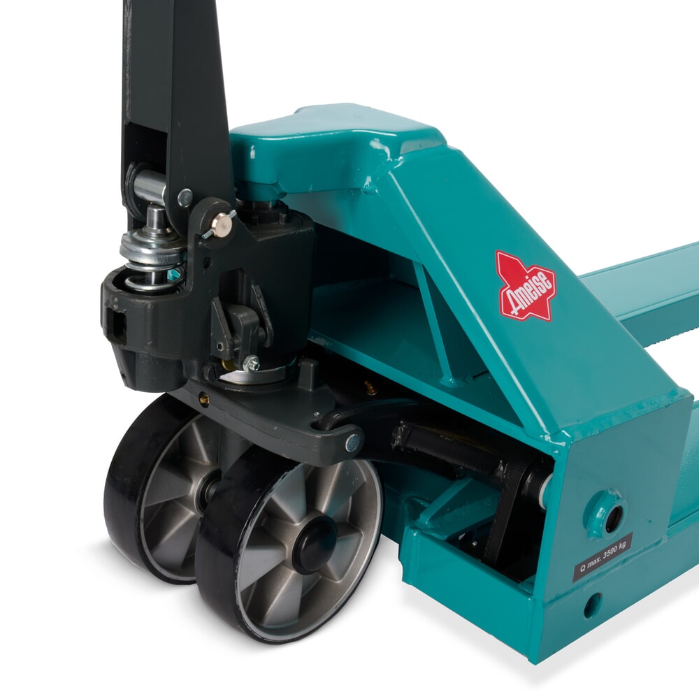 Immagine del prodotto n. 12: Transpallet manuale Ameise® PTM 3.5, portata 3.500 kg, lunghezza forche 1.800 mm, in poliuretano, rulli tandem