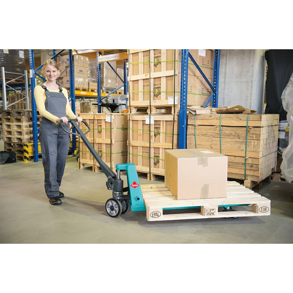 Immagine del prodotto n. 8: Transpallet manuale Ameise® PTM 2.0 con sollevamento rapido, portata 2.000 kg, lunghezza forche 1.150 mm, nylon, rulli tandem