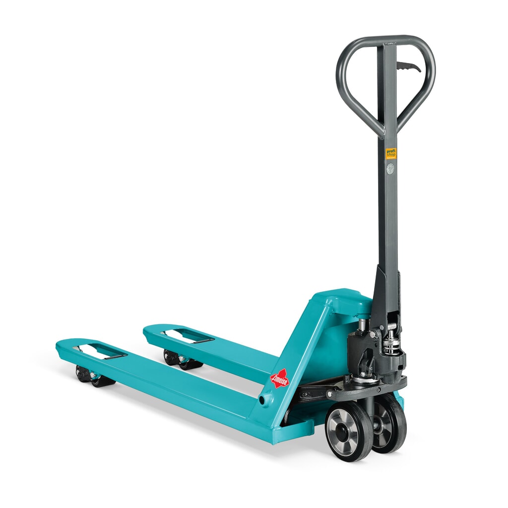 Immagine del prodotto: Transpallet manuale Ameise® PTM 2.0 con sollevamento rapido, portata 2.000 kg, lunghezza forche 1.150 mm, gomma piena/poliuretano