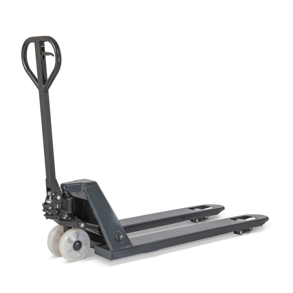 Immagine del prodotto n. 5: Transpallet manuale HEMMDAL PTM 2.0, portata 2.000 kg, lunghezza forche 1.150 mm, nylon/nylon, rullo singolo