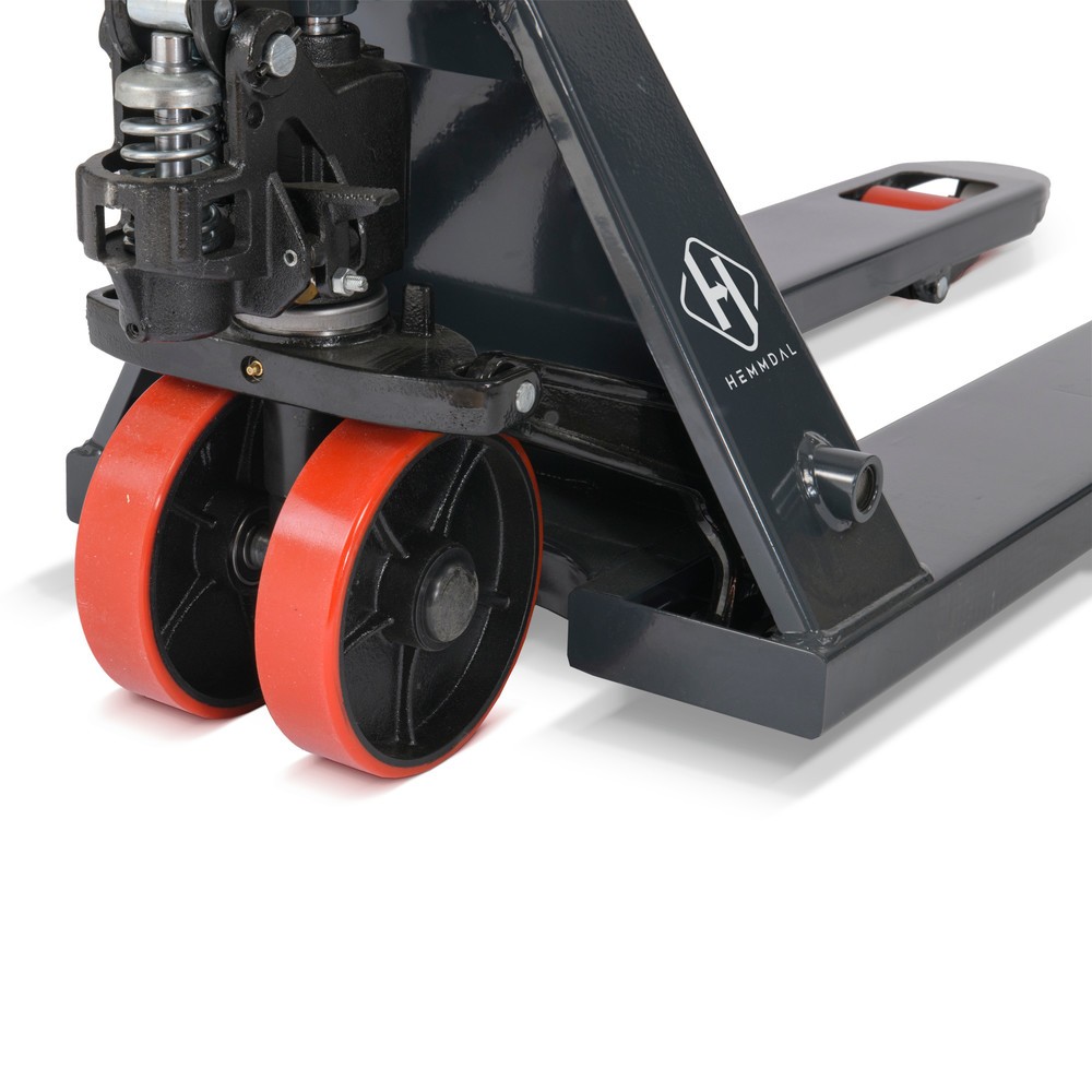 Immagine del prodotto n. 4: Transpallet manuale HEMMDAL PTM 2.5, portata 2.500 kg, lunghezza forche 1.150 mm, poliuretano, rullo singolo