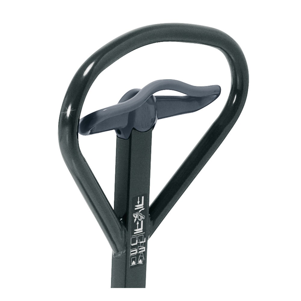 Immagine del prodotto n. 3: Transpallet manuale Jungheinrich AM 22 con sollevamento rapido, portata 2.200 kg, lunghezza forche 1.150 mm, gomma piena/ Nylon, rulli tandem