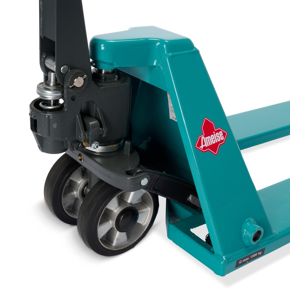 Immagine del prodotto n. 8: Transpallet manuale piatto Ameise® PTM 1.5 Low, portata 1.500 kg, lunghezza forche 1.150 mm, gomma piena/poliuretano, rulli tandem