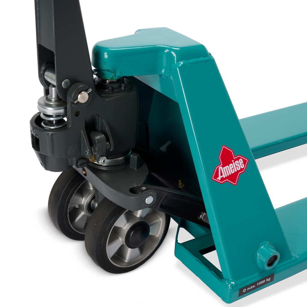Transpallet manuale piatto Ameise® PTM 1.5 Low, portata 1.500 kg, lunghezza forche 1.150 mm, gomma piena/poliuretano Immagine del prodotto n. 9: Transpallet manuale piatto Ameise® PTM 1.5 Low, portata 1.500 kg, lunghezza forche 1.150 mm, gomma piena/poliuretano