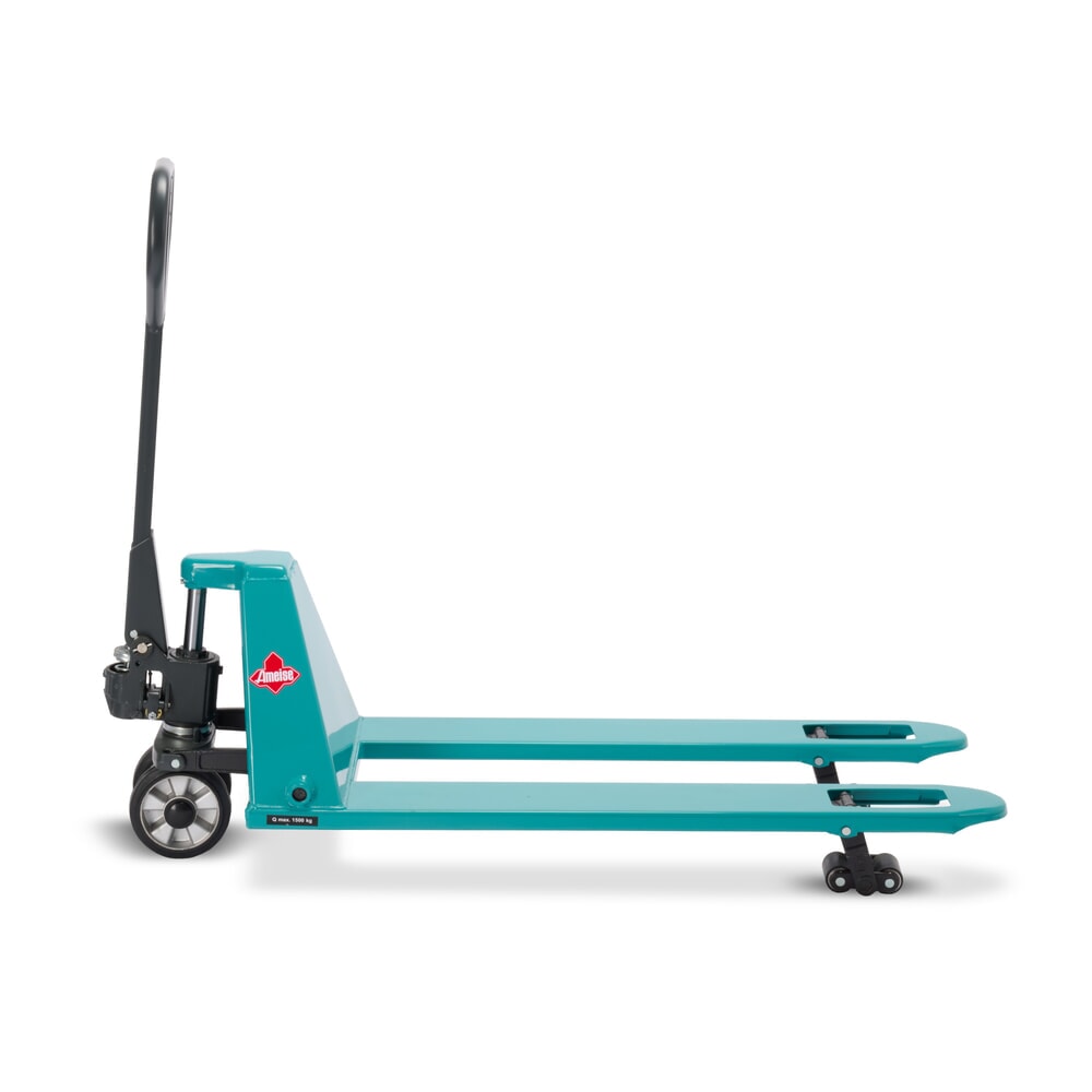 Immagine del prodotto n. 10: Transpallet manuale piatto Ameise® PTM 1.5 Low, portata 1.500 kg, lunghezza forche 1.150 mm, gomma piena/poliuretano, rulli tandem