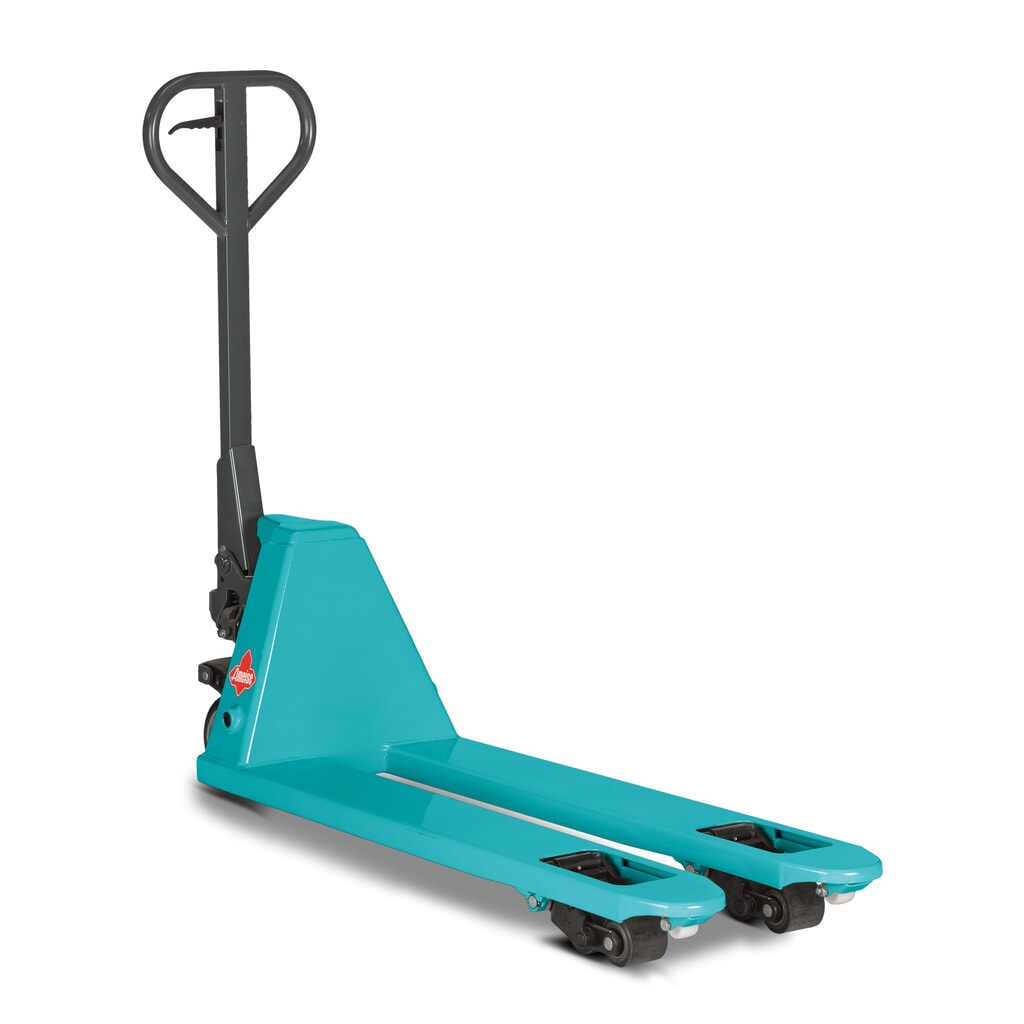 Transpallet manuale stretto Ameise PTM 2.0 Narrow, portata 2.000 kg, lunghezza forche 1.150 mm, larghezza piastra portaforche 450 mm, gomma piena/poliuretano Immagine del prodotto: Transpallet manuale stretto Ameise PTM 2.0 Narrow, portata 2.000 kg, lunghezza forche 1.150 mm, larghezza piastra portaforche 450 mm, gomma piena/poliuretano