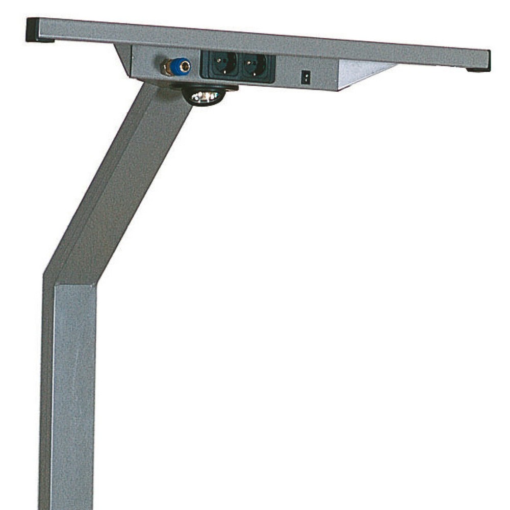 Immagine del prodotto: Treppiede con lampada integrata per il sistema postazione di lavoro Bedrunka+Hirth, 2 prese