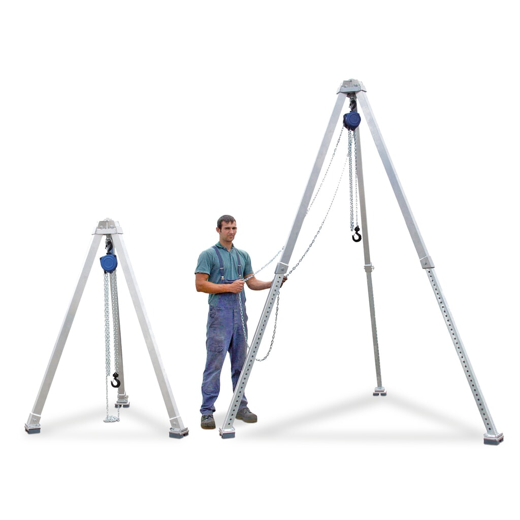 Treppiede senza verricello, alluminio Immagine del prodotto: Treppiede senza verricello, alluminio