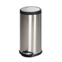 Figura prodotto n. 1: Contenitore rifiuti a pedale VAR® in acciaio inox, 30 litri, opaco