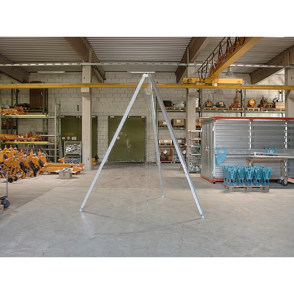 Immagine del prodotto: Triangolo in alluminio D-503, lunghezza colonna min. /max. 1.760/3.000 mm, capacità di carico 500 kg