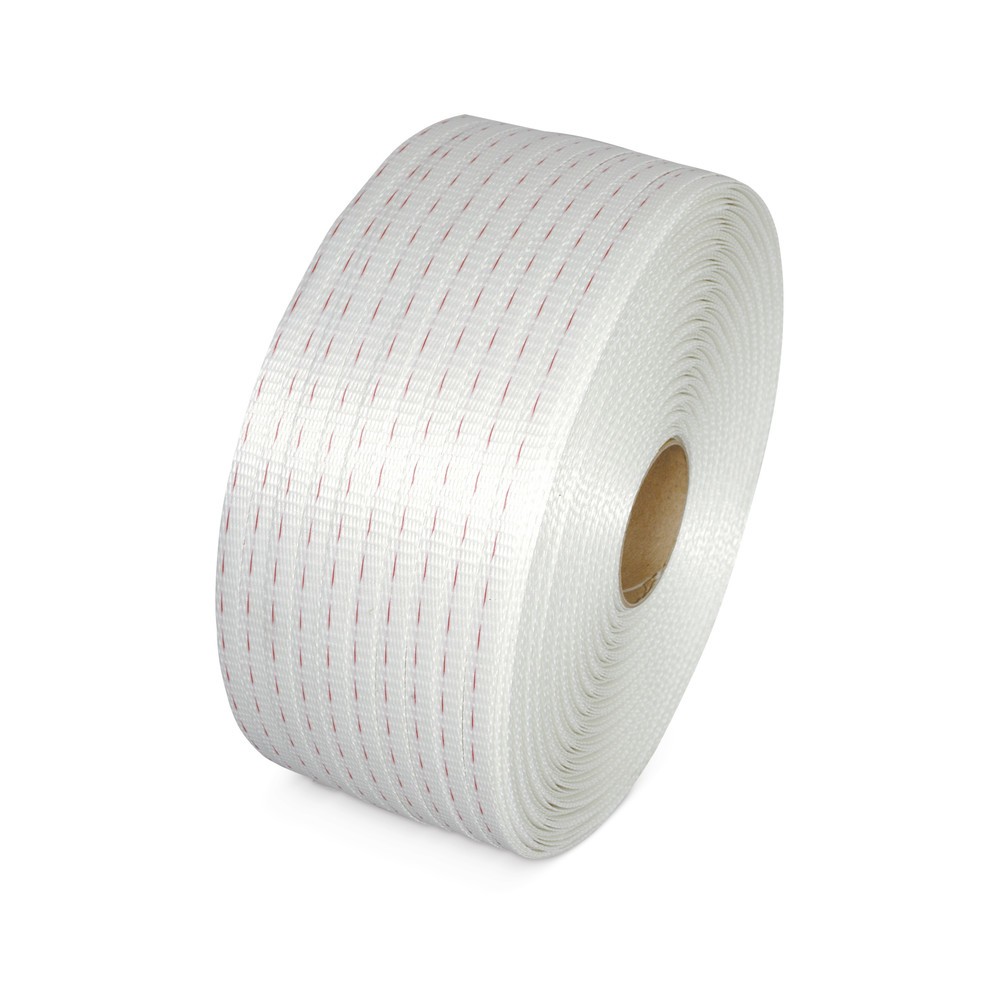 Reggetta in PET, intrecciata, diametro del nucleo 76 mm