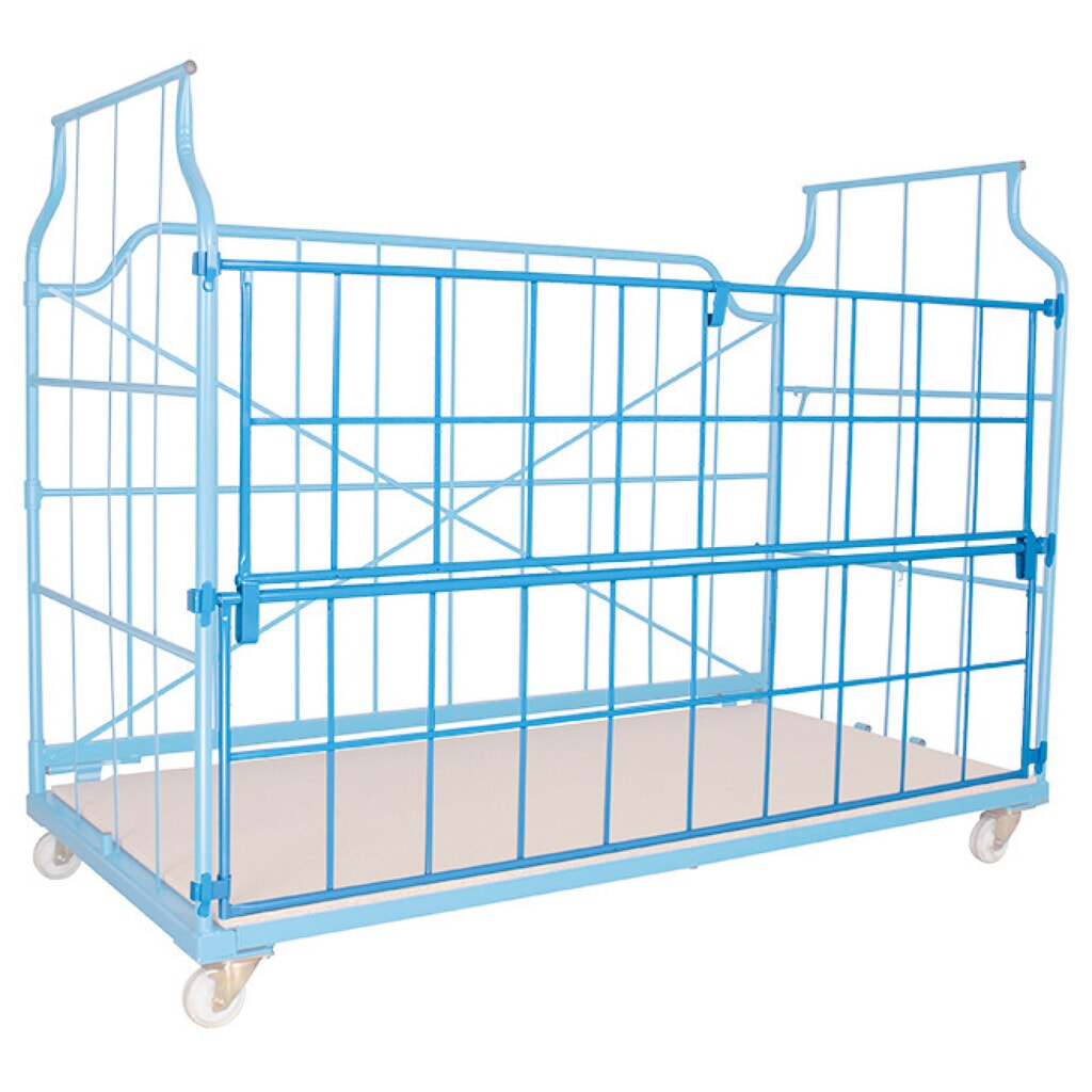 Corlette® universale con parete anteriore divisa, AxLxP 1.850 x 1.200 x 1.150 mm Immagine del prodotto: Corlette® universale con parete anteriore divisa, AxLxP 1.850 x 1.200 x 1.150 mm