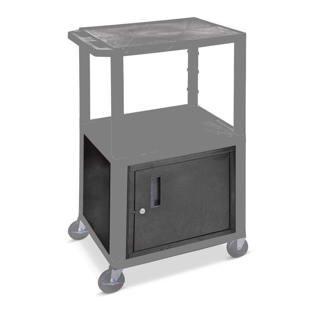 Immagine del prodotto: Vano inferiore per carrello di trasporto in materiale plastico, nero