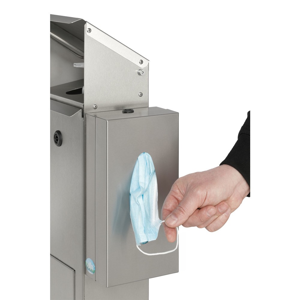 Immagine del prodotto n. 5: VAR® Dispenser di disinfettante per le mani HDS BOX 116, montaggio a pavimento, acciaio inox