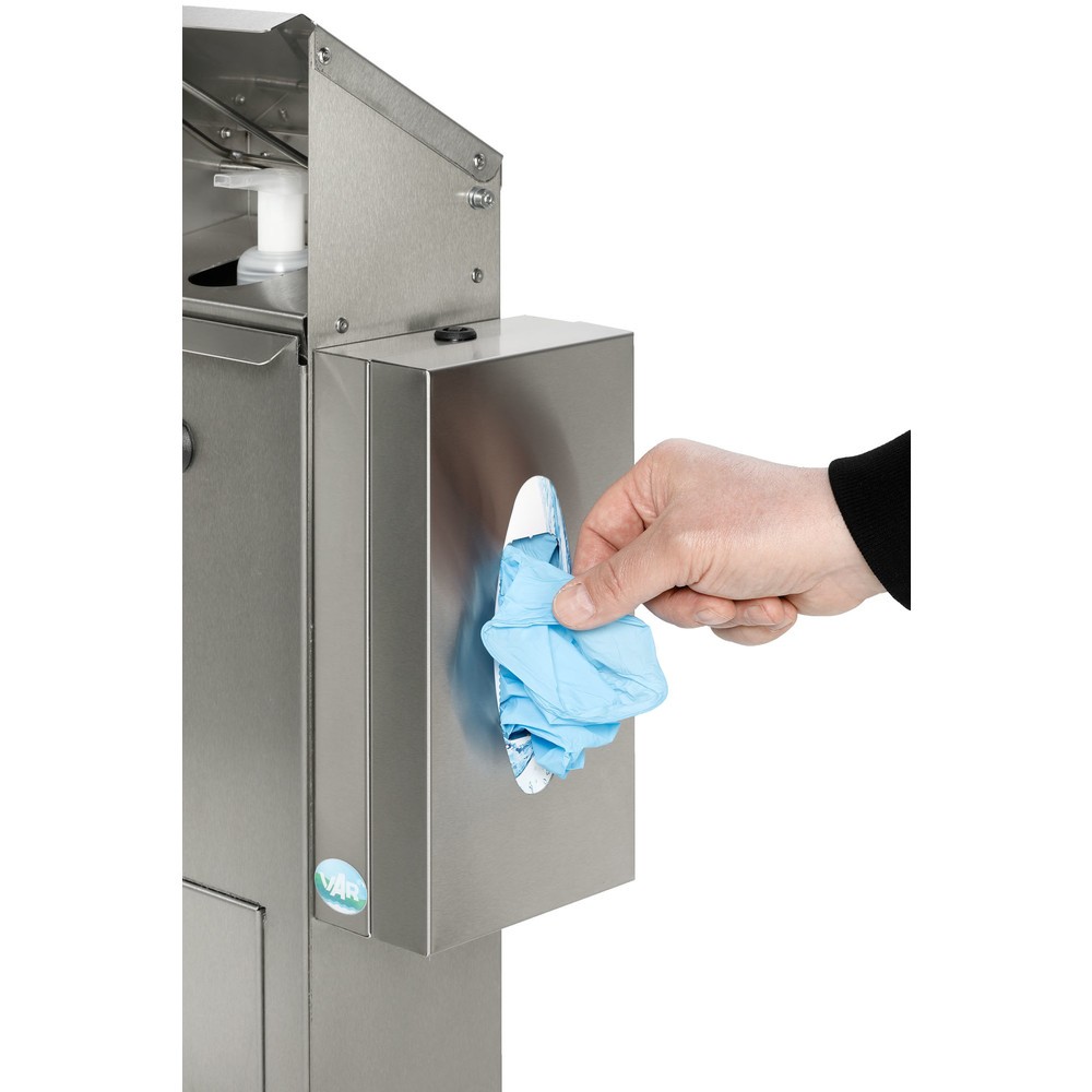 Immagine del prodotto n. 6: VAR® Dispenser di disinfettante per le mani HDS BOX 116, montaggio a pavimento, acciaio inox