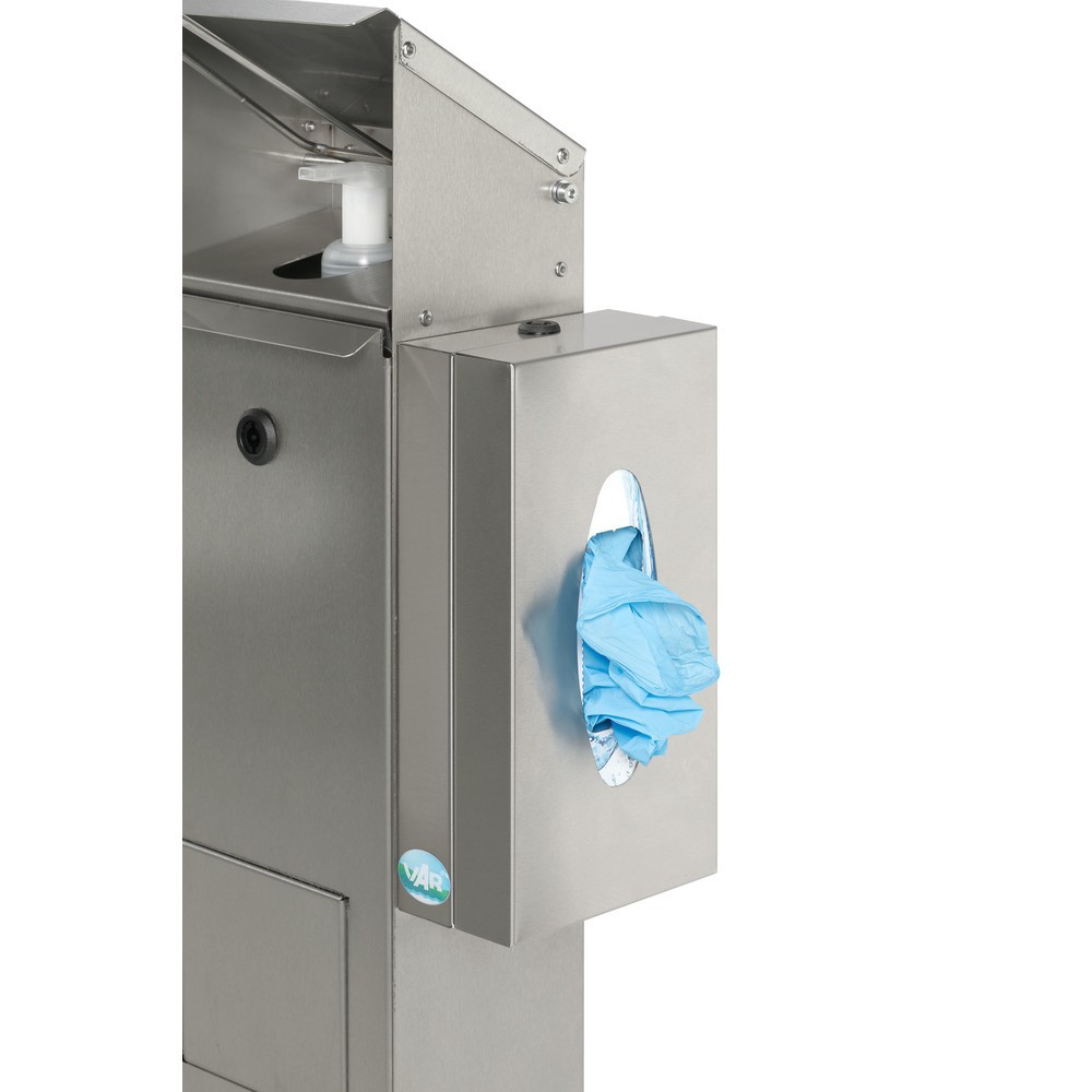Immagine del prodotto n. 4: VAR® Dispenser di disinfettante per le mani HDS BOX 116, montaggio a pavimento, acciaio inox