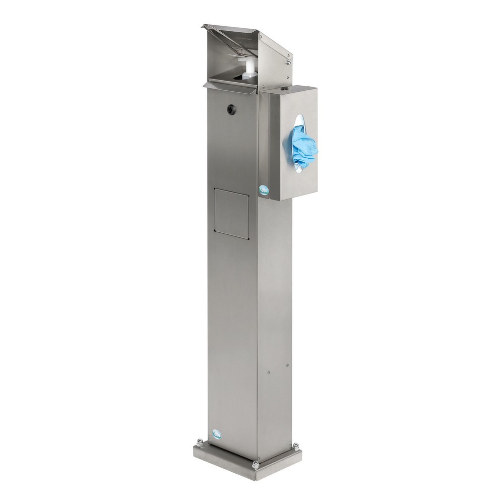 Immagine del prodotto n. 1: VAR® Dispenser di disinfettante per le mani HDS BOX 116, montaggio a pavimento, acciaio inox