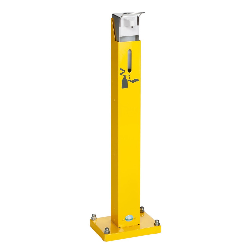 Immagine del prodotto: VAR ® Dispenser per disinfezione manuale HDS 85, montaggio a pavimento, senza dispenser, giallo