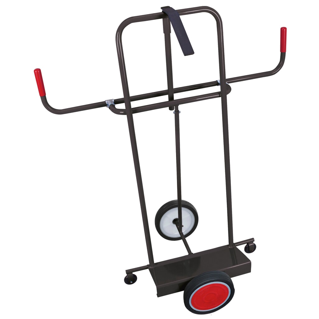 Immagine del prodotto n. 1: Carrello porta piastre VARIOfit® in acciaio, portata 250 kg, con ruote di supporto, bloccaggio variabile delle piastre, pala LxP 500 x 200 mm, ruote in gomma piena, grigio antracite