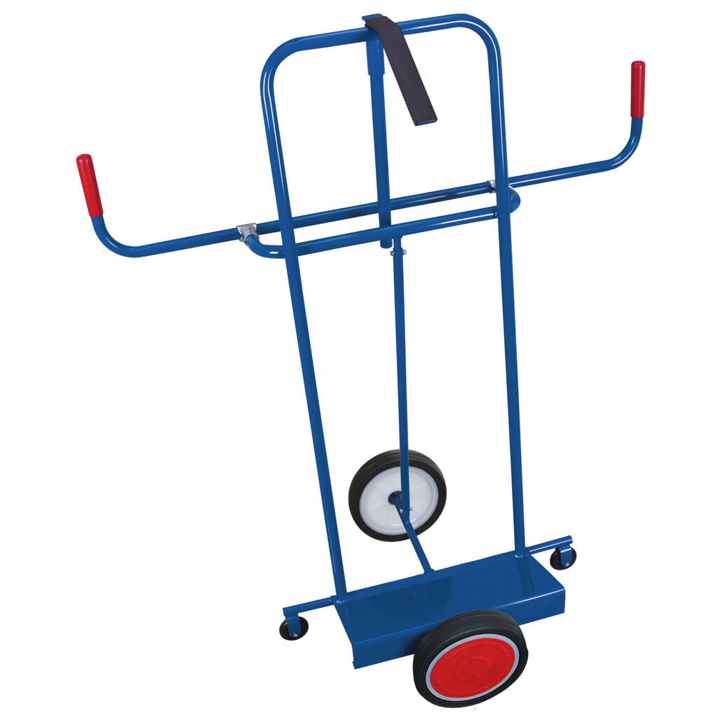 Carrello per piastre VARIOfit® in acciaio, portata 250 kg, con ruote di supporto, bloccaggio variabile delle piastre, pala LxP 500 x 200 mm, ruote in gomma piena, blu genziana Immagine del prodotto n. 1: Carrello per piastre VARIOfit® in acciaio, portata 250 kg, con ruote di supporto, bloccaggio variabile delle piastre, pala LxP 500 x 200 mm, ruote in gomma piena, blu genziana