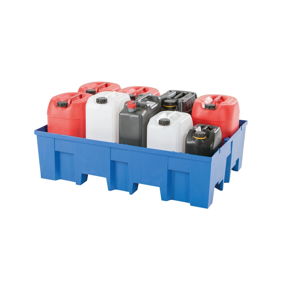 Immagine del prodotto n. 2: Vasca di raccolta asecos® in PE, 1x 200 l, HxLxP 350 x 865 x 1.245 mm, senza griglia