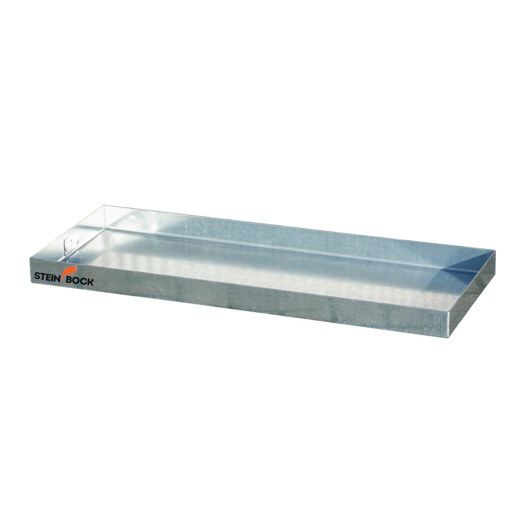 Immagine del prodotto: Steinbock® vasca di raccolta per piccoli recipienti in acciaio zincato, AxLxP 60 x 940 x 370 mm, volume di raccolta 12 litri