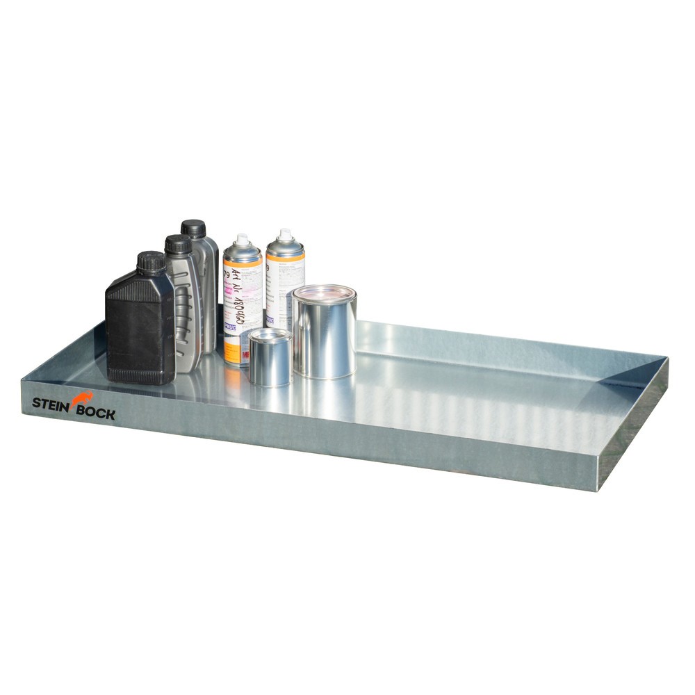 Immagine del prodotto n. 2: Vasca di raccolta per piccoli contenitori, in acciaio, AxLxP 60 x 470 x 940 mm