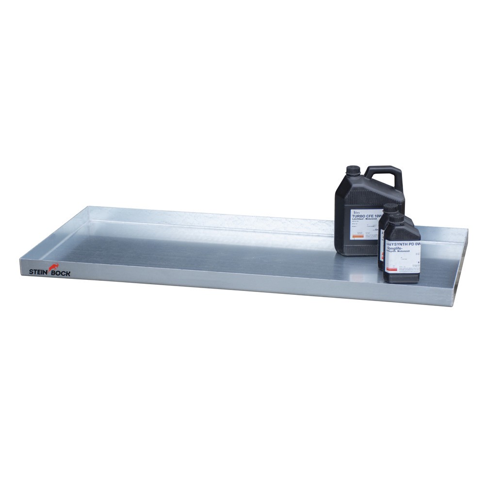Immagine del prodotto n. 2: Vasca di raccolta per piccoli contenitori, in acciaio, AxLxP 60 x 600 x 1.390 mm