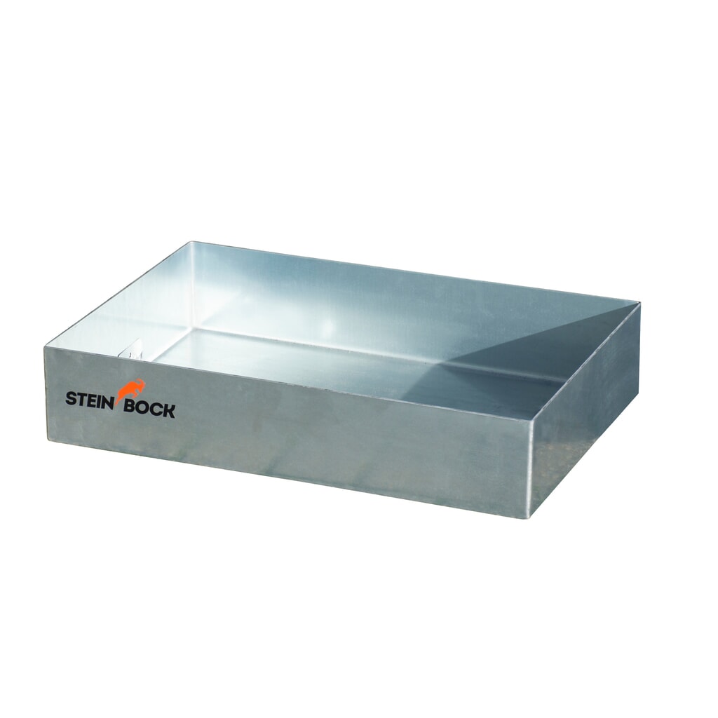 Immagine del prodotto: Steinbock® vasca di raccolta di piccole recipienti per pallet in acciaio zincato, AxLxP 120 x 600 x 400 mm, volume di raccolta 22 litri