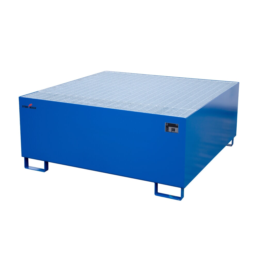Immagine del prodotto: Vasca di raccolta Steinbock® in acciaio per 1x KTC/IBC, blu