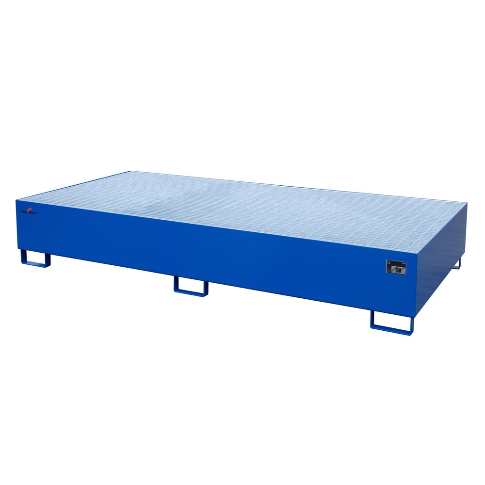 Immagine del prodotto n. 1: Vasca di raccolta Steinbock® in acciaio per 2x KTC/IBC, blu