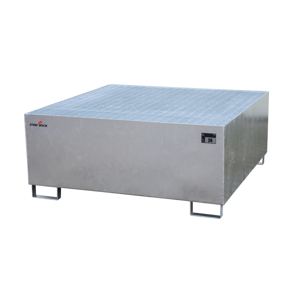 Immagine del prodotto n. 1: Vasca di raccolta Steinbock® in acciaio per 1x KTC/IBC, zincata a caldo