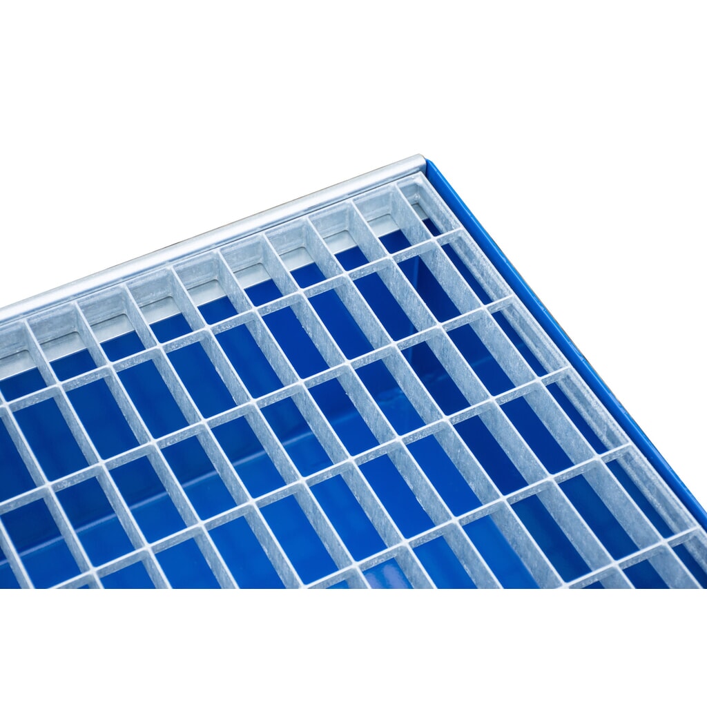 Immagine del prodotto n. 5: Steinbock® vasca di raccolta, 4x 200 l, AxLxP 285 x 1.200 x 1.200 mm, incl. griglia, blu