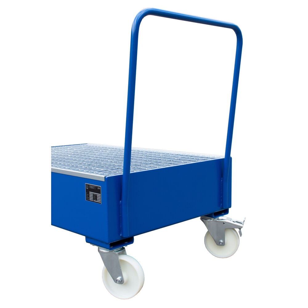 Immagine del prodotto n. 2: Vasca di raccolta Steinbock® per fusti da 200 litri, mobile, blu