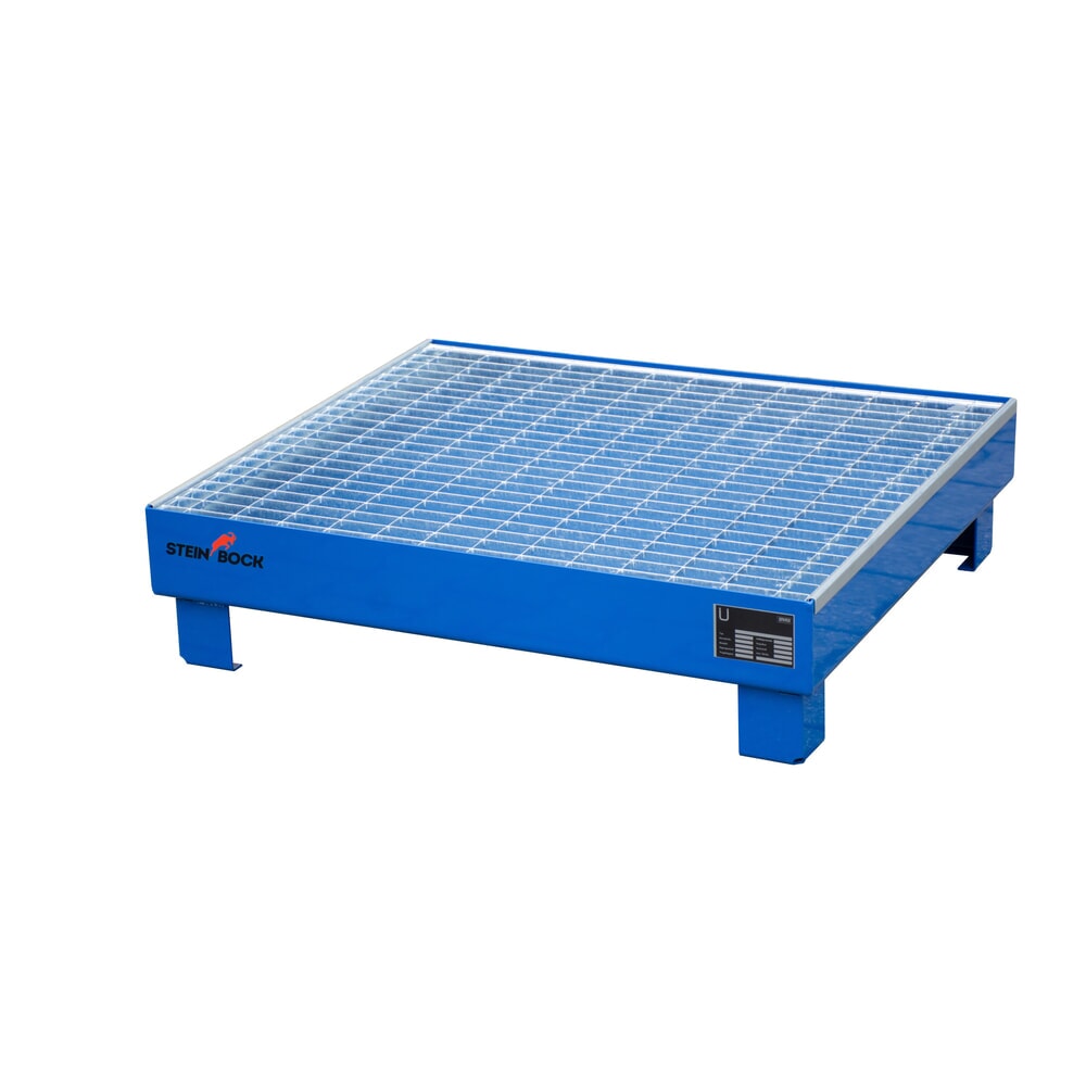 Immagine del prodotto n. 1: Vasca di raccolta Steinbock® per 4x fusti da 60 litri, incl. griglia, blu