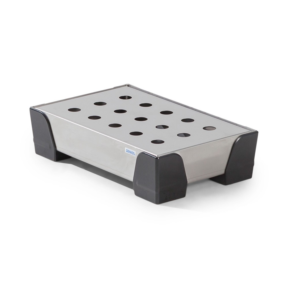 Immagine del prodotto: Vasca in acciaio inox per piccoli recipienti, volume di raccolta 5 l, incl. lamiera forata in acciaio inox