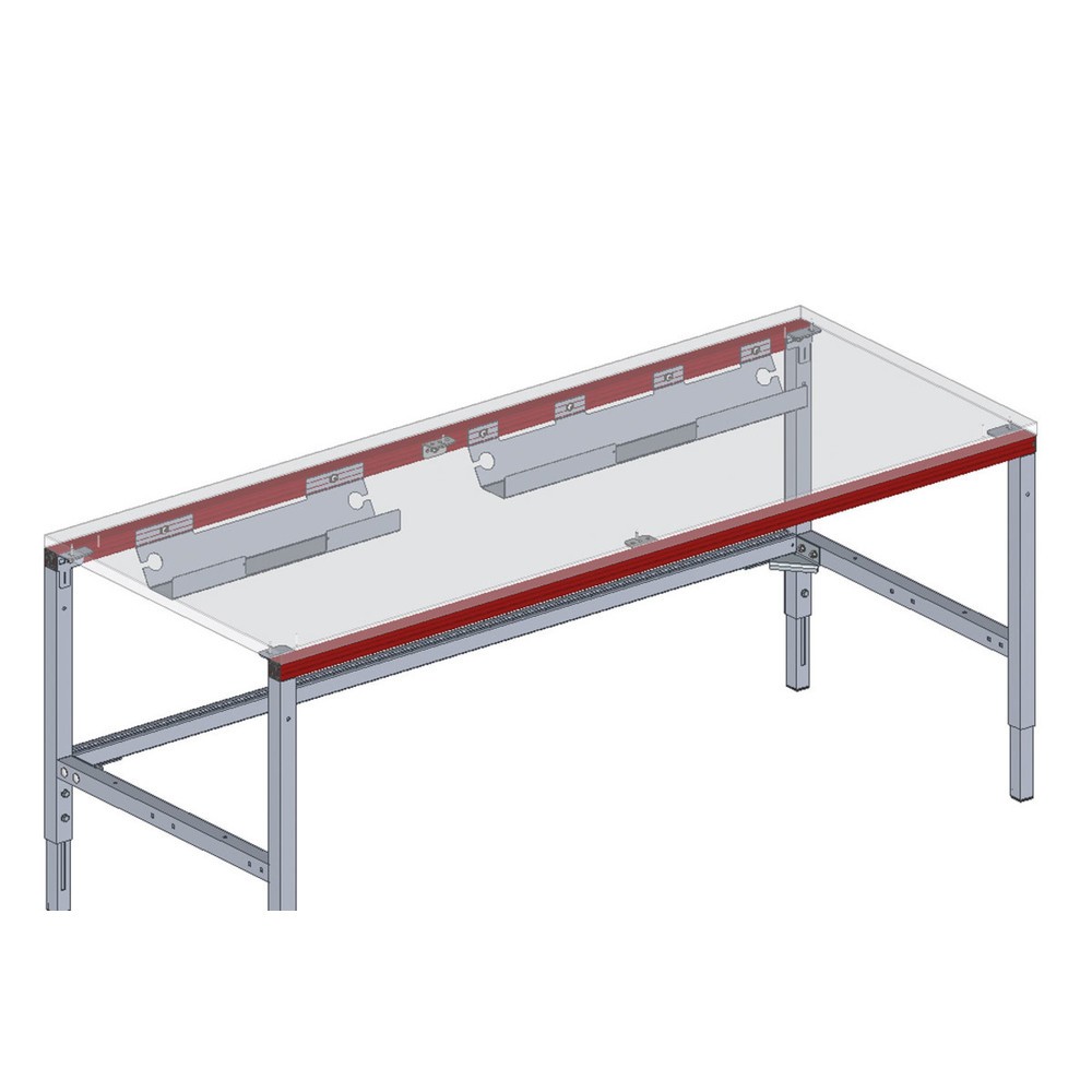 Immagine del prodotto n. 3: Vaschetta porta-cavi per postazione di imballaggio completa BASIC, HxLxP 116 x 800 x 125 mm