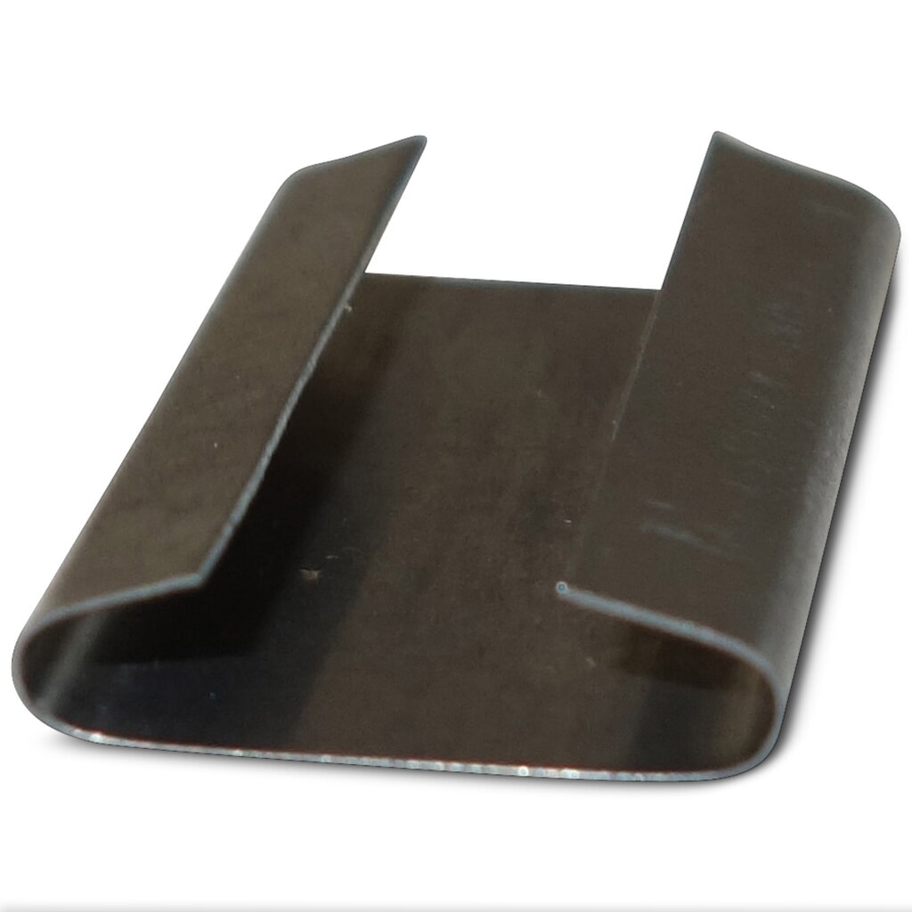 Immagine del prodotto: Boccole di chiusura per nastro in acciaio, standard, per larghezza nastro di 16 mm, 1.000 pz/UV