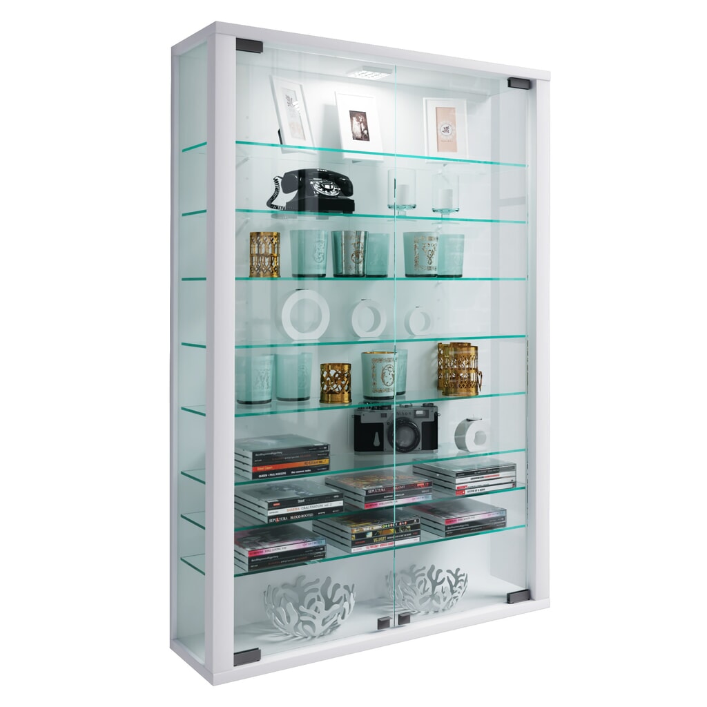 Vetrina a parete VCM Vitrosa Mini, bianco Immagine del prodotto: Vetrina a parete VCM Vitrosa Mini, bianco