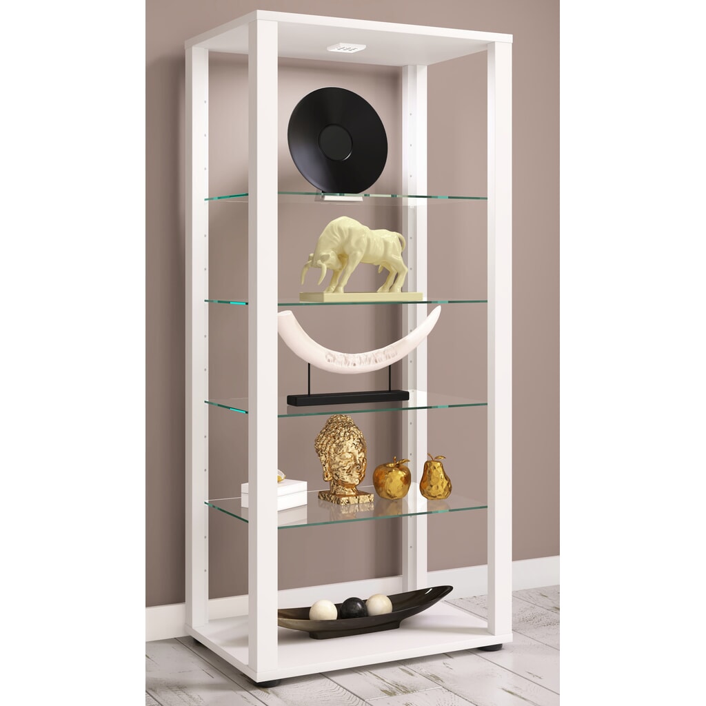 Vetrina da terra VCM Glasol IV, bianco Immagine del prodotto n. 2: Vetrina da terra VCM Glasol IV, bianco