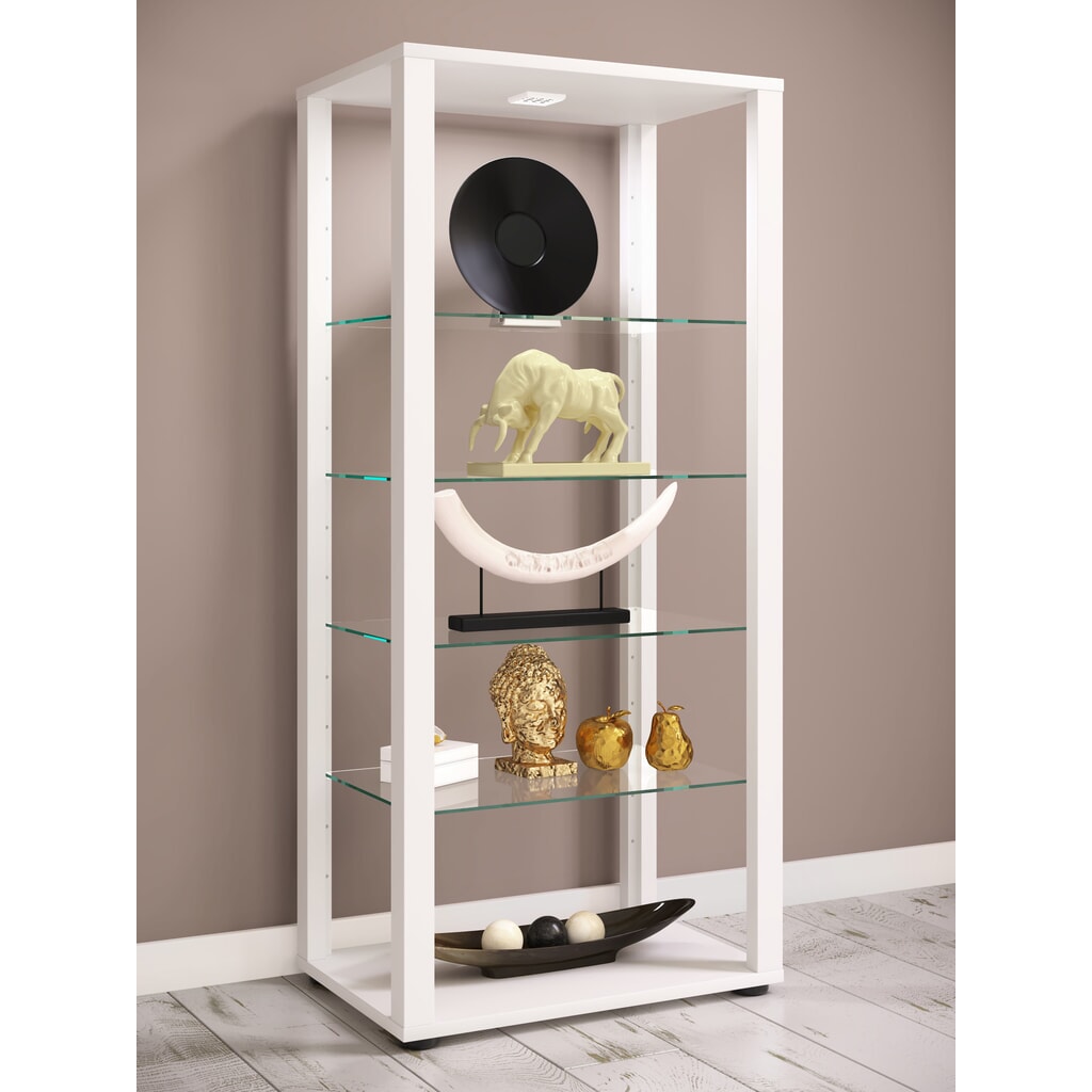Vetrina da terra VCM Glasol IV, bianco Immagine del prodotto n. 3: Vetrina da terra VCM Glasol IV, bianco