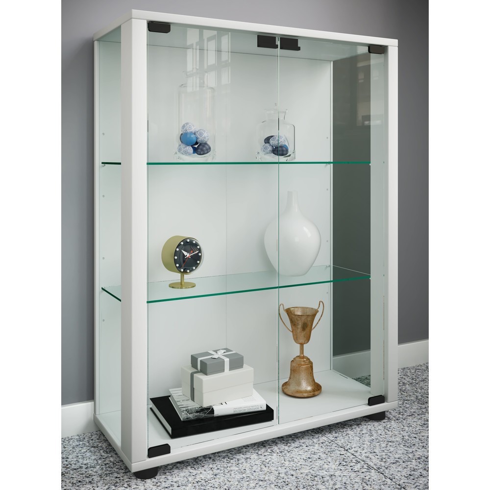 Immagine del prodotto n. 3: Vetrina da terra VCM Sintalo, incl. Illuminazione LED, bianco