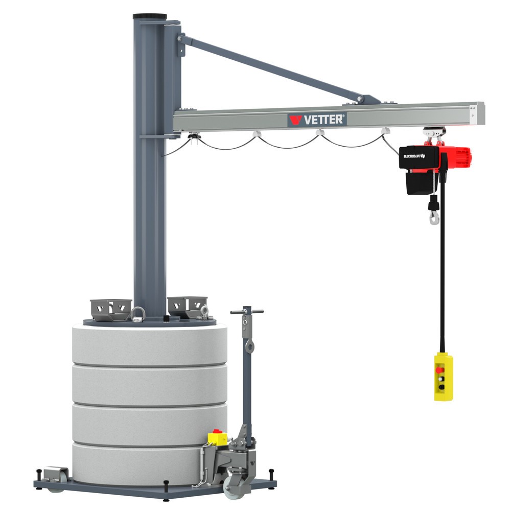 Gru VETTER Mobilus MOB-US incluso paranco elettrico a catena LIFTKET, versione mobile