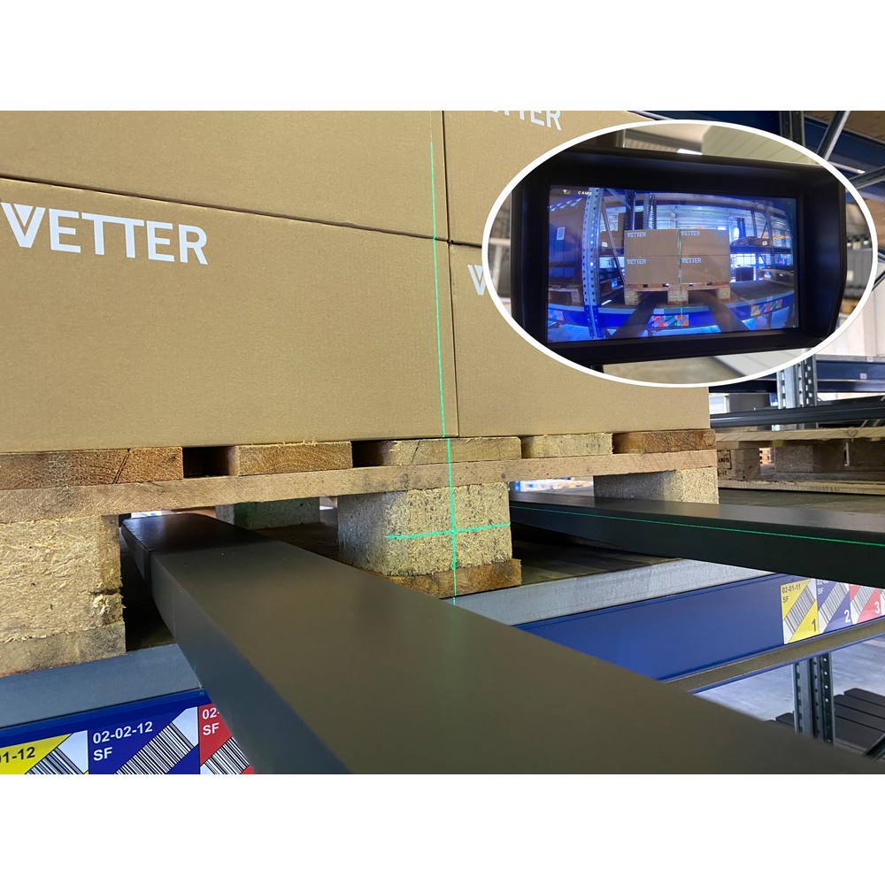 Immagine del prodotto n. 4: VETTER® LIZZARD Premium, sistema di guida laser delle forche e con telecamera, ISO 2A
