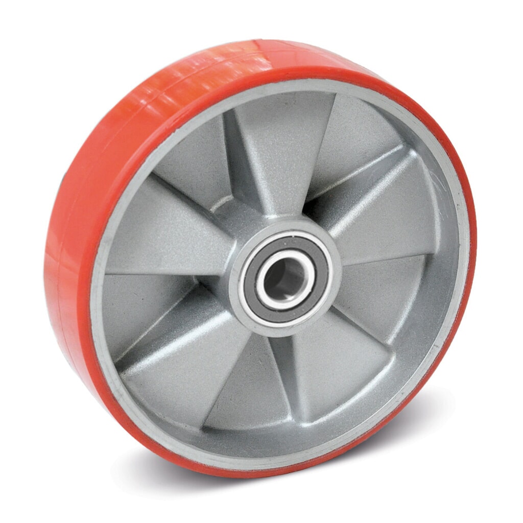 Volante in PU per transpallet manuale Ameise® tipo ACY20, HLTN, anno dal '09, Ø 180 mm, rosso Immagine del prodotto: Volante in PU per transpallet manuale Ameise® tipo ACY20, HLTN, anno dal '09, Ø 180 mm, rosso